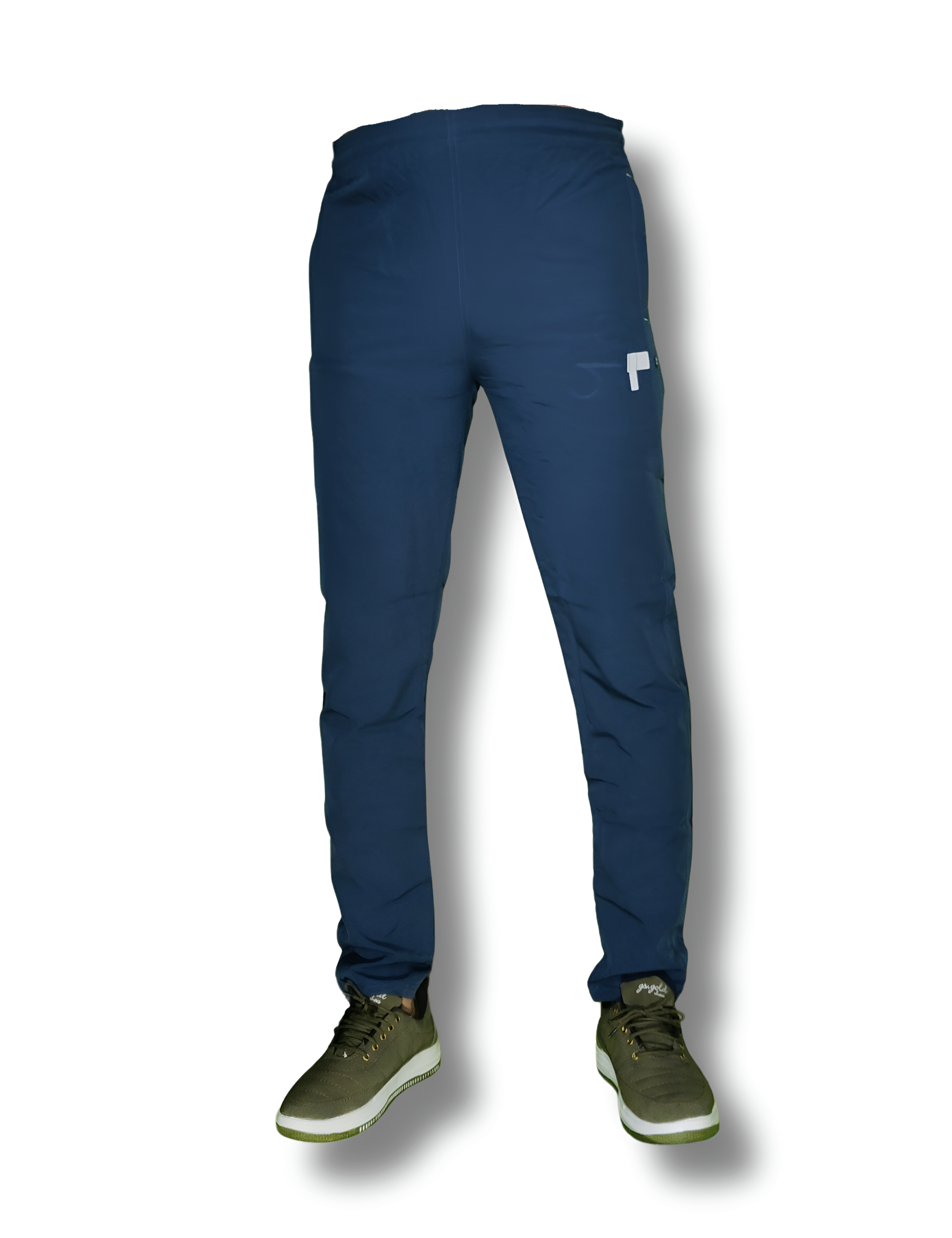 Men’s Solid Slim fit Designet Blue Track Pant