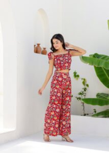 Printed stylish coord set
