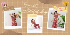 cotton co ord set for women